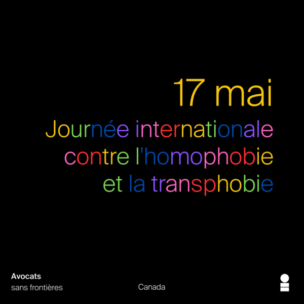 17 mai Journée internationale contre l'homophobie et la transphobie