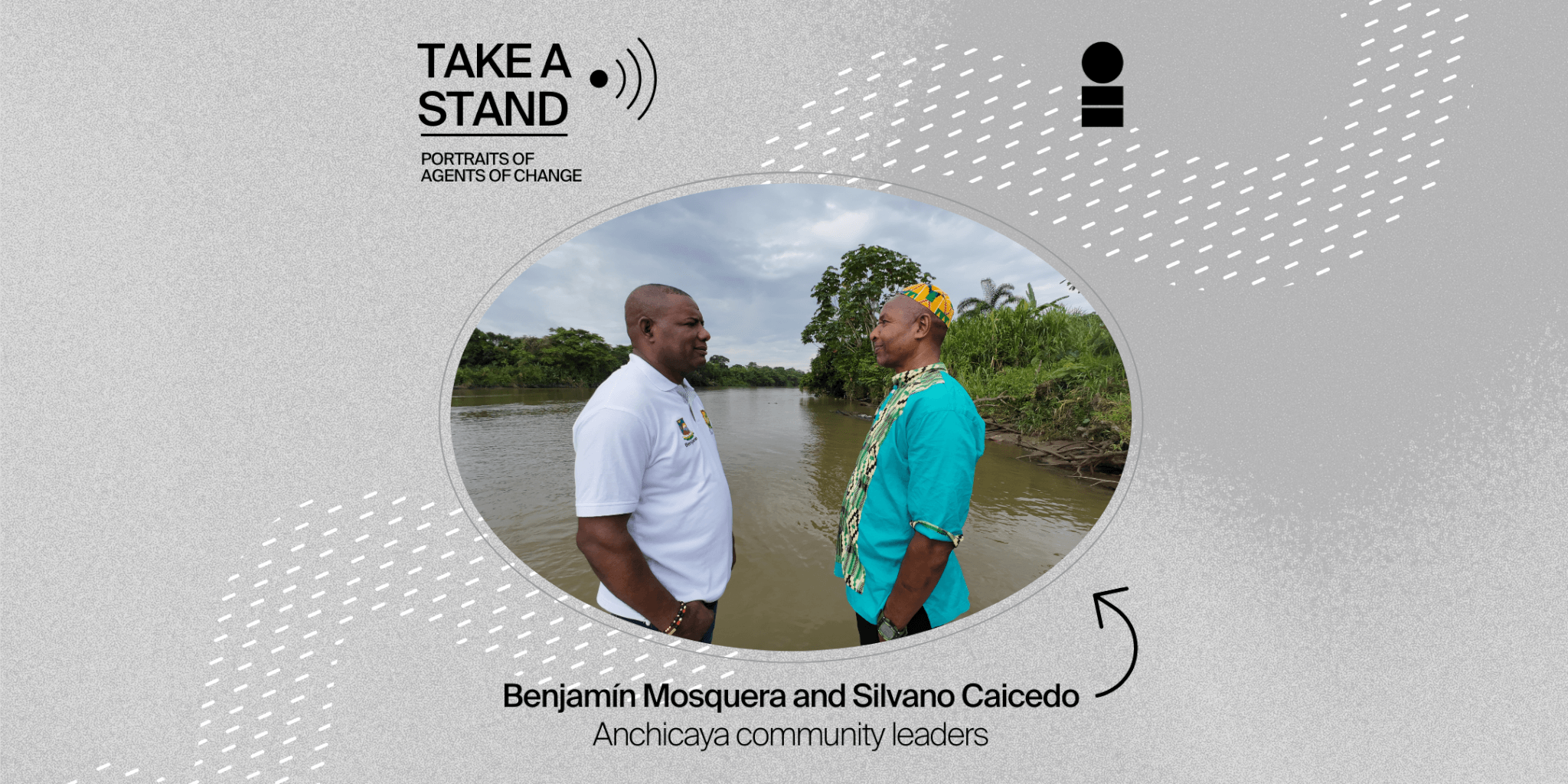 Silvano and Benjamin, Anchicaya community leaders